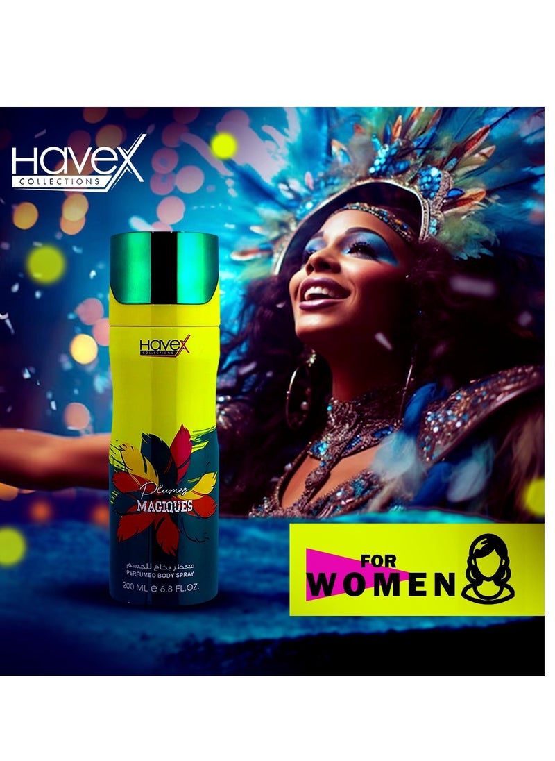 Havex Plumes Magiques For Women Perfume Spray 200Ml  - Image 2
