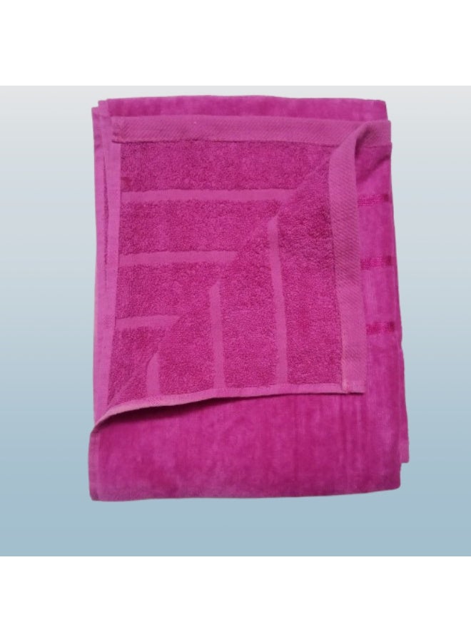 High-quality 3-piece towel set (one side cotton, one side velvet), 50x100 cm - Image 5