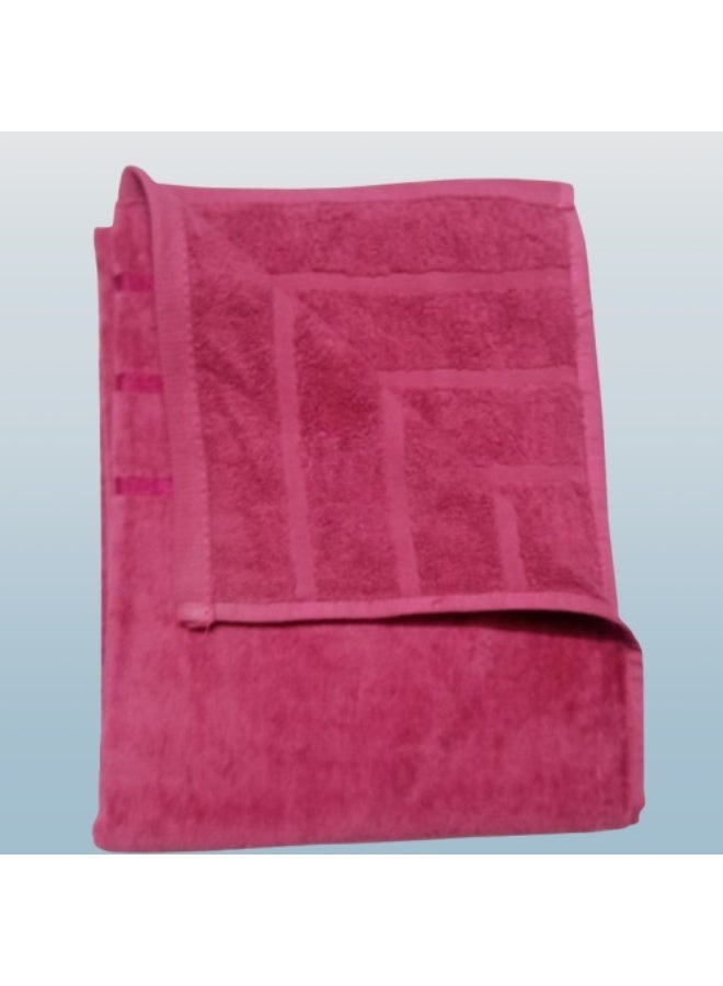 High-quality 3-piece towel set (one side cotton, one side velvet), 50x100 cm - Image 3