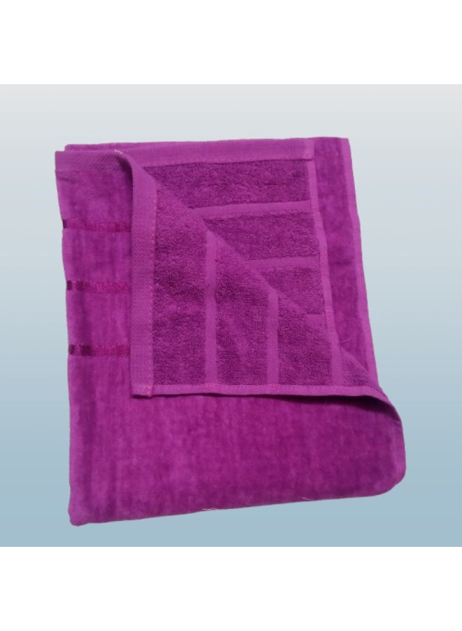 High-quality 3-piece towel set (one side cotton, one side velvet), 50x100 cm - Image 4