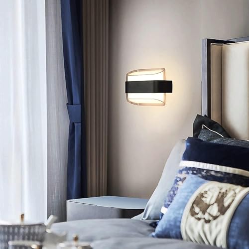 Groeien 12 watt LED Modern Outdoor Acrylic Wall lamp Decorative Garden Light Up and Down Light Waterproof Outdoor Light (Rectangular) - Image 5