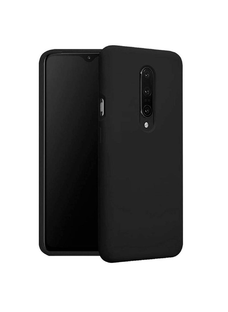 IAF Ultra-thin Silicone Full Body Protection Cover Case One Plus 7 pro Black - Image 1