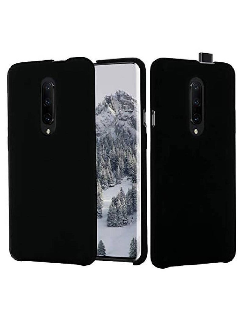 IAF Ultra-thin Silicone Full Body Protection Cover Case One Plus 7 pro Black - Image 2