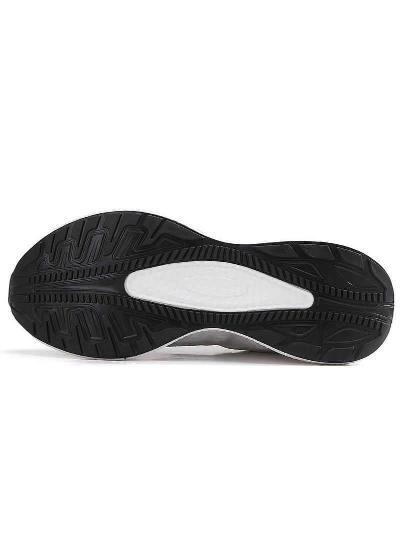 Sky View Men Light Weight Running Shoes Athletics Walking Shoes Gym Sports Fashion Shoes White - Image 4