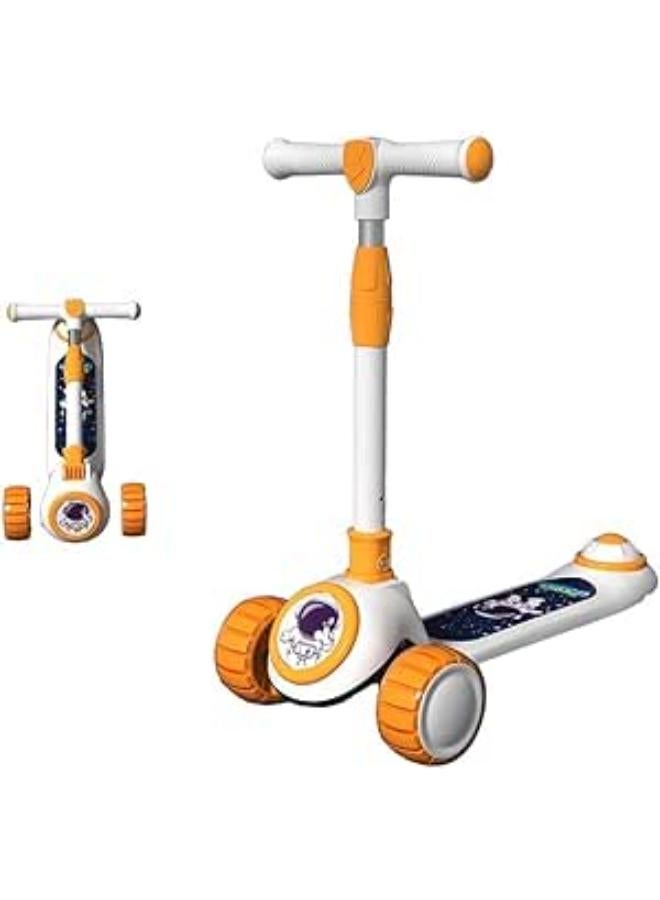 kick scooter for kids 3 wheels music and lights 