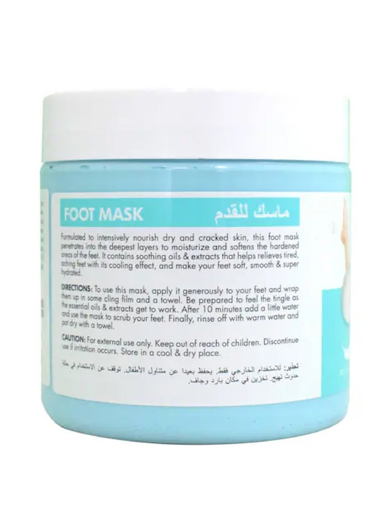 COSMO Cosmo Nourishing Foot Mask with Refreshing Peppermint 625G x 2 Special Offer - Image 2