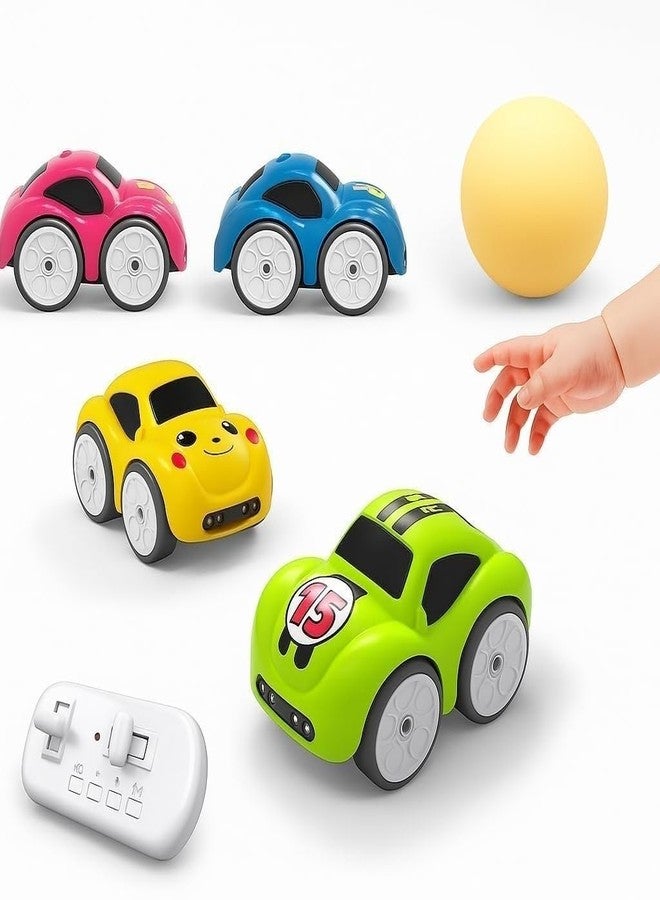 Samtop Object, Chase, and Follow Track,2.4GHz RC Cartoon Car for Kids,Educational Racing Toy for Child 3-8,4 Smart Modes: Follow - Image 1