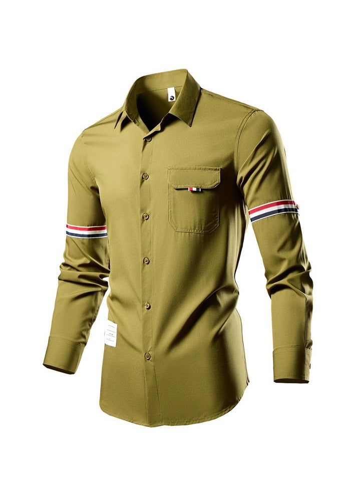 Shougu New Men's Long Sleeved Shirt  - Image 1