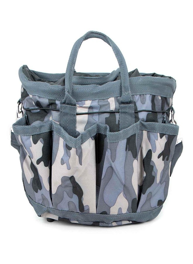 Jeffers Poplar Head Grooming Bag - Horse Grooming Organizer Tote with Pockets for Brushes, Tools, Clippers, Shampoo, Detangler - Stable Barn Kit Carrier for Horses, Pets, Livestock, Urban Camo - Image 1