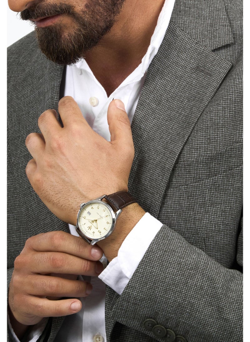 Maserati Men's Matt Dial Brown Leather Watch - 42MM - R8851124004 - Image 2