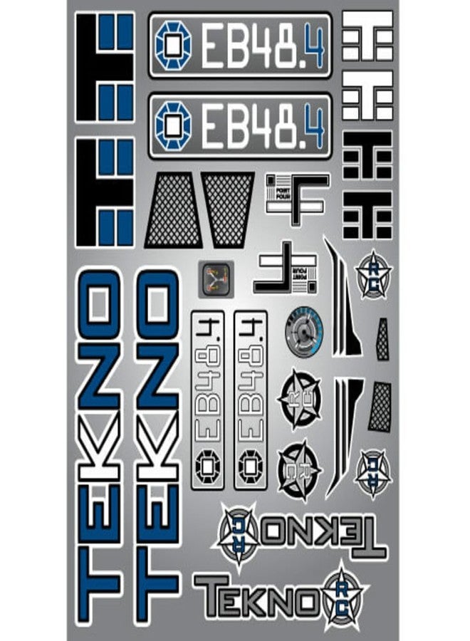 Tekno RC EB48.4 Decal Sheet - Image 1