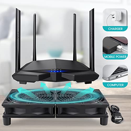 Wathai High Airflow Router Cooling Fan for Computer Cooler TV Small Box DC 5V USB Power 120mm 240mm Fan with Multi Speed Controller - Image 5