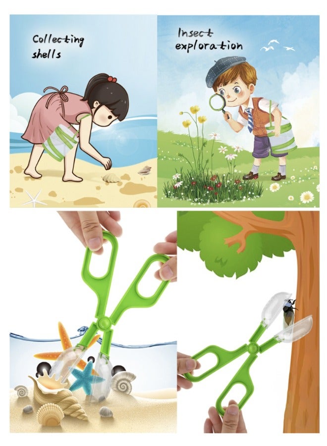 Kids Outdoor Adventure Exploration Kit – Nature Adventure Kit, Insect Collecting Tools with Magnifying Glass, Tweezers, Shovels & Storage Box | STEM Educational Toy for Nature Discovery, Durable & Safe  - Image 4