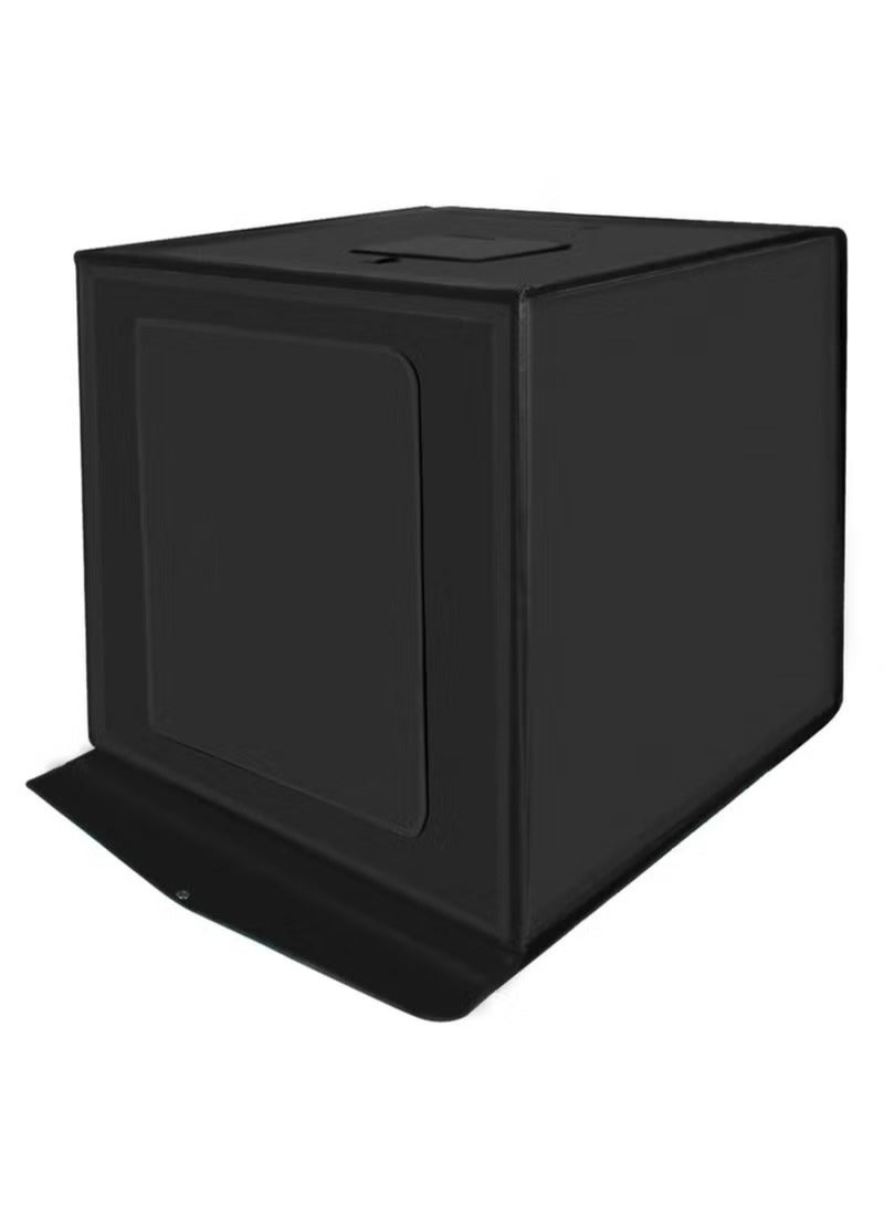 والالا صندوق إضاءة استوديو تصوير 23.6 بوصة/60 سم، خيمة إضاءة محمولة LED 5500 كلفن، ضوء أبيض قابل للتعتيم، مجموعة خيمة استوديو تصوير فوتوغرافي صغيرة 36 ​​وات مع 6 خلفيات قابلة للإزالة (أسود، برتقالي، أبيض، أخضر، أزرق، أحمر) - Image 3