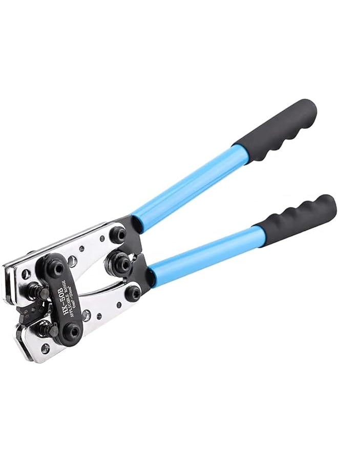 PROMASS promass Battery Cable Lug Crimping Tool, Wire Crimper Tool, Heavy Duty Crimper for Wire Lugs, AWG 10-1/0 for Heavy Duty Wire Lugs, Battery Terminal, Copper Lugs Terminals  - Image 1