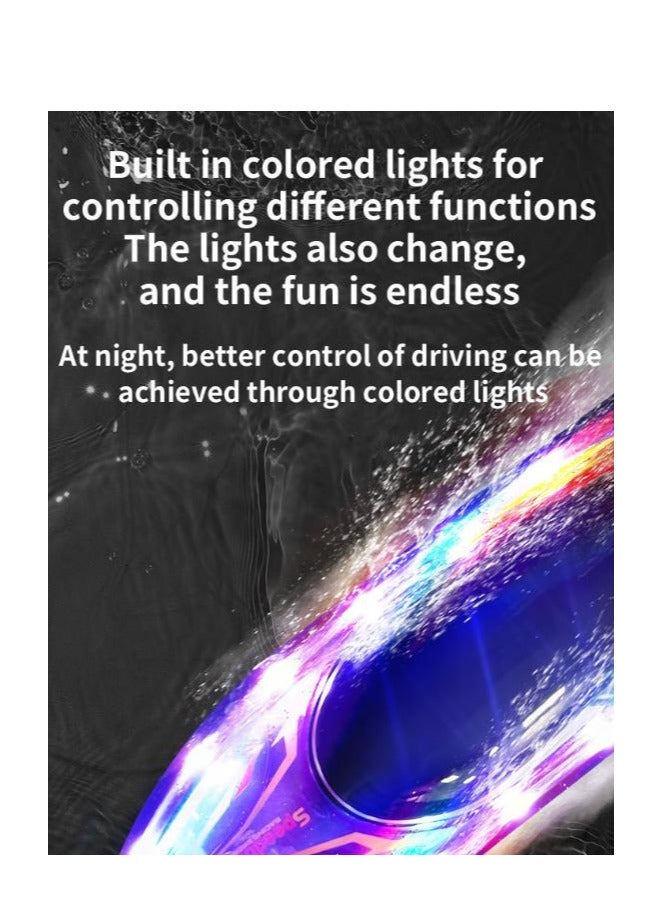 JJRIC Water High-Speed Speedboat Switch Reset Lights Remote Control Boat Children's Toy Remote Control Electric Boat - Image 5