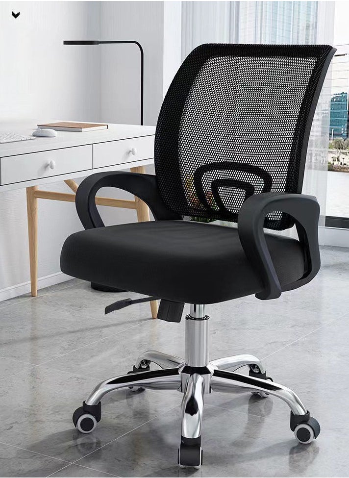 CityRiya-Long Office Chair Ergonomic Computer Desk Chairs Executive Breathable Gaming Chair Mesh Chair with Adjustable High Back Game Chair Flip-up Armrests Lumbar Support Swivel PC Chair for Home Office  - Image 1