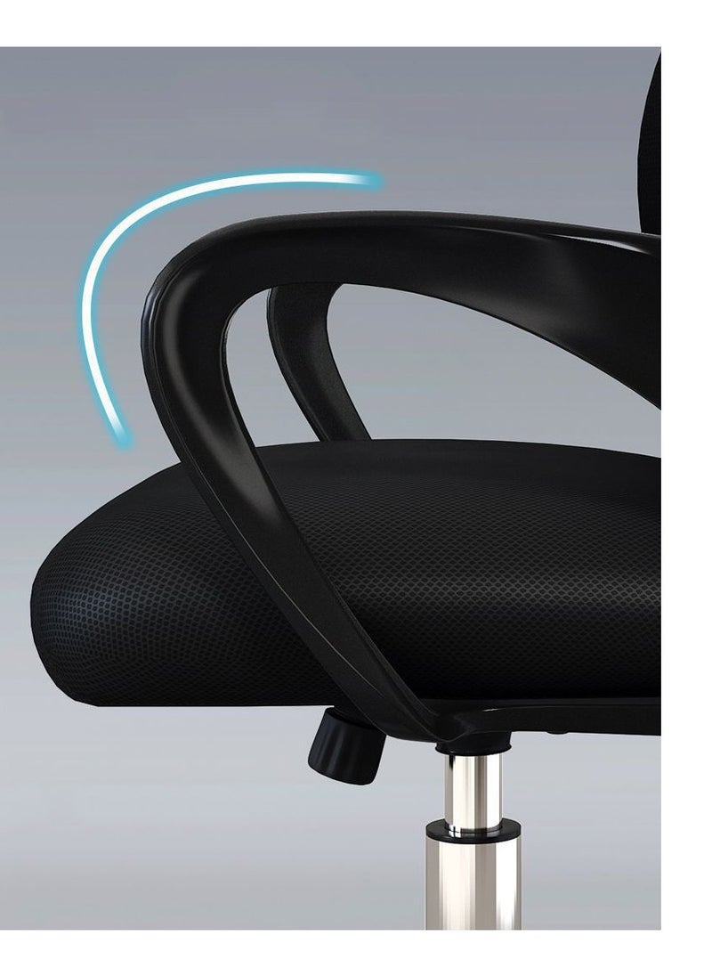 Office Chair Ergonomic Computer Desk Chairs Executive Breathable Gaming Chair Mesh Chair with Adjustable High Back Game Chair Flip-up Armrests Lumbar Support Swivel PC Chair for Home Office