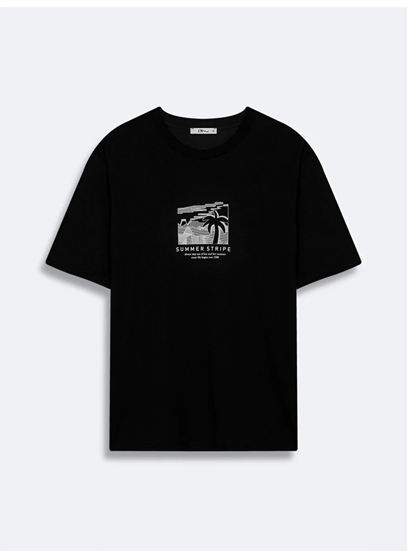 إل تي بي Black T-Shirt