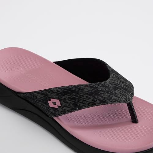 Lotto Women Evernote Black Flip Flops - Image 5