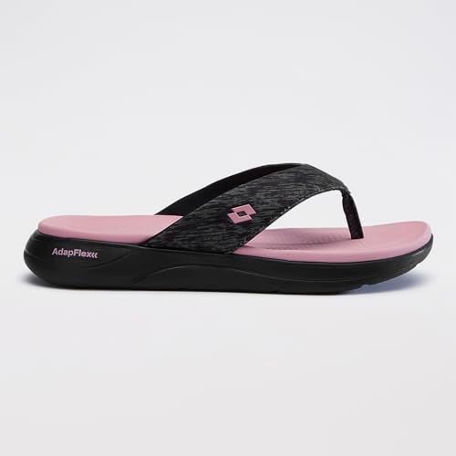Lotto Women Evernote Black Flip Flops - Image 3