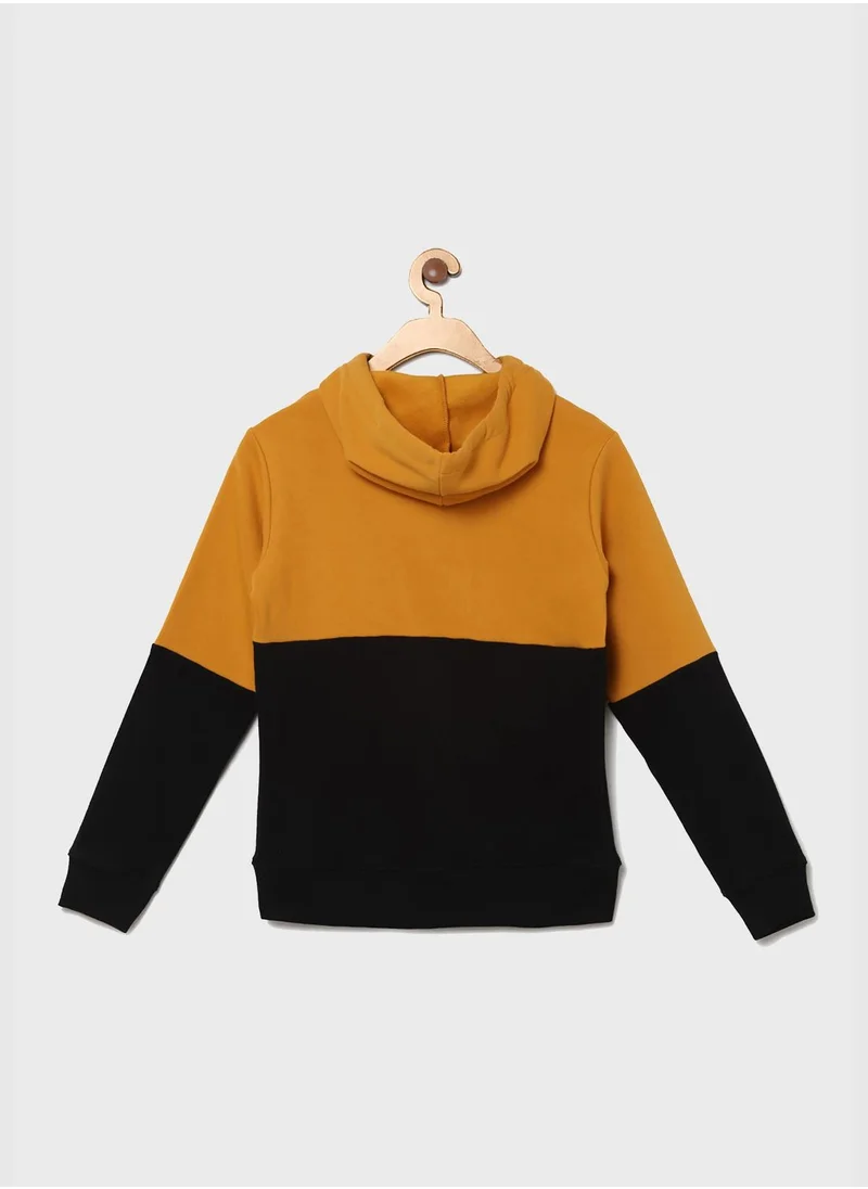 Instafab Color Block Hoodie