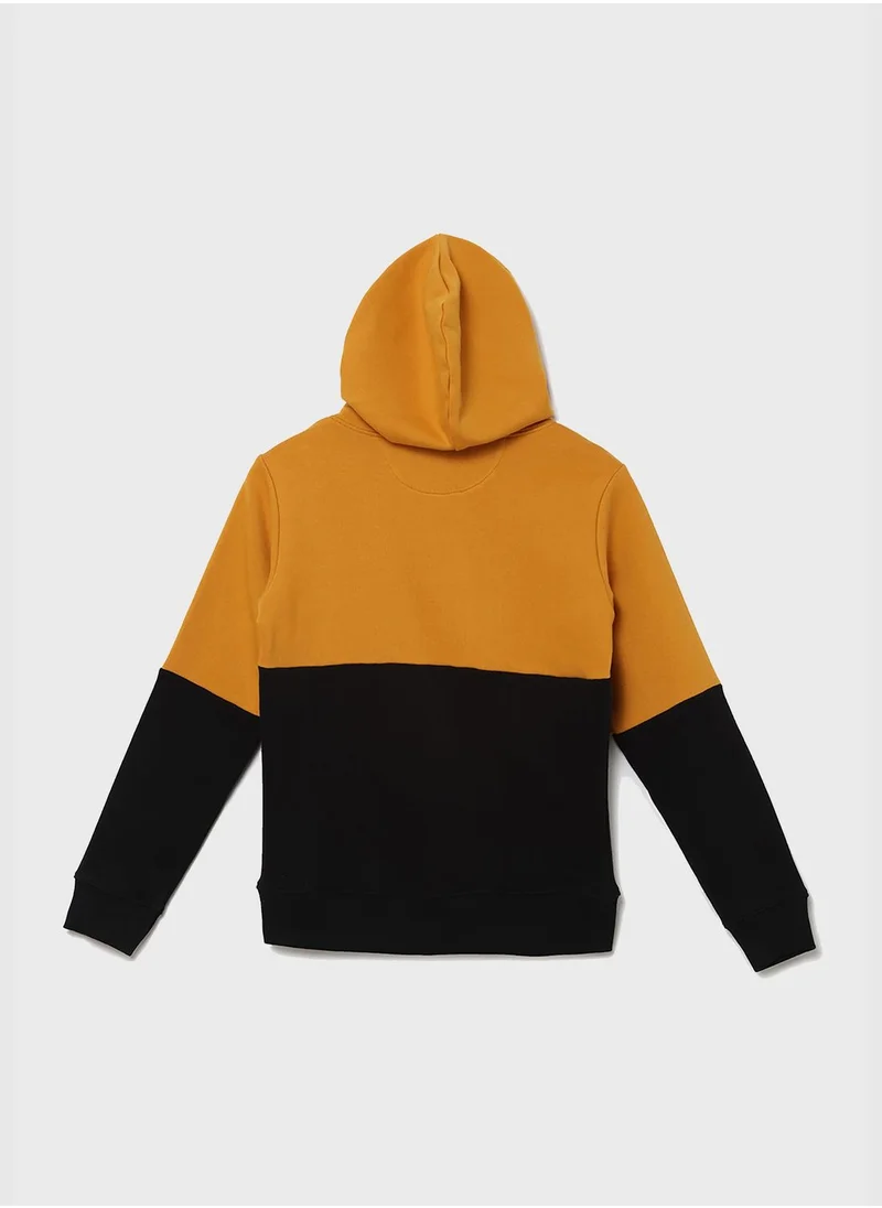 Instafab Color Block Hoodie