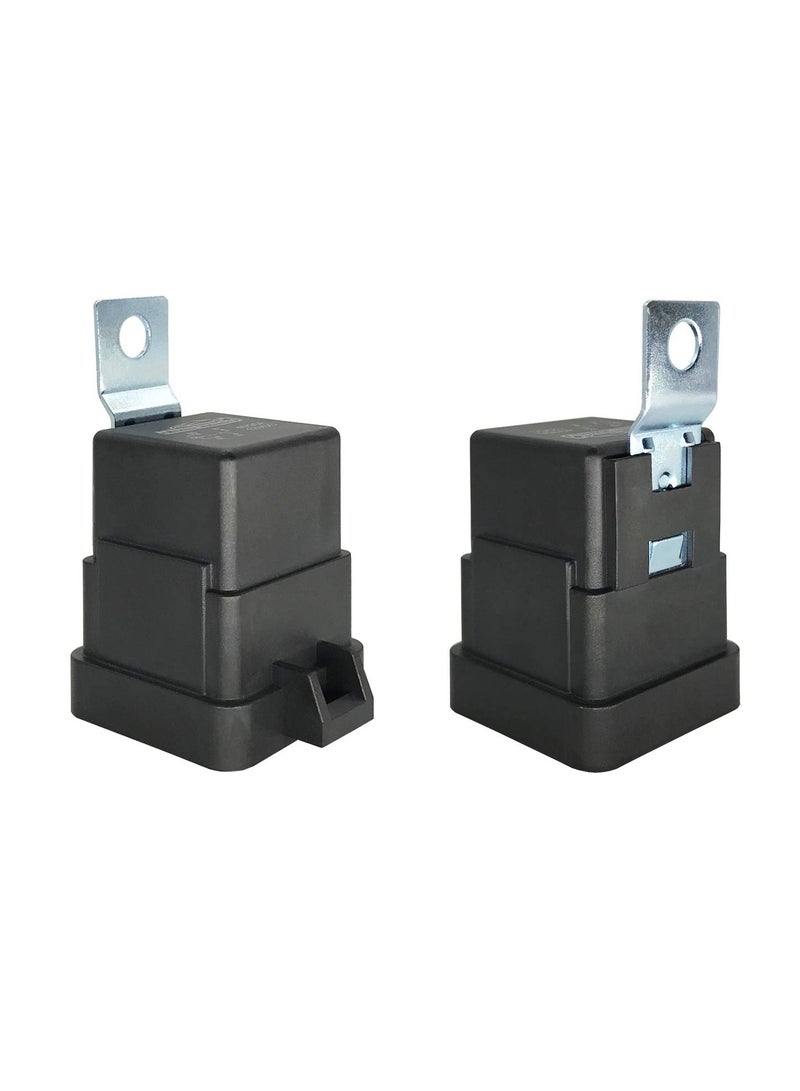 كابتن تيك Automotive Waterproof Relay, 4-PIN 40/30 AMP 12 V DC Waterproof Relay with Harness - Heavy Duty 12 AWG Tinned Copper Wires 2 Pack SPST Automotive Relay - Image 3