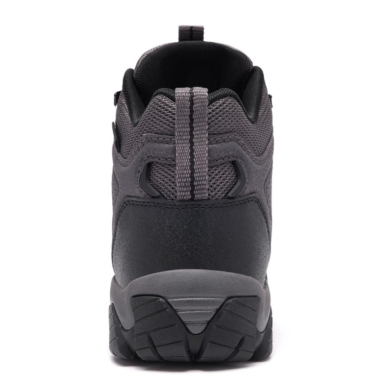 SHULOOK Men's Waterproof Hiking Boots Non-Slip Lightweight Mid Top Ankle Boot Breathable Hiker Trekking Shoes - Image 5