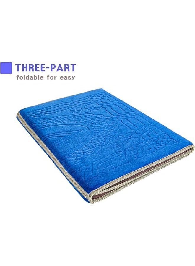 Panvil Foldable Prayer Mat with Backrest – Thick Padded Design for Extra Comfort, Portable & Lightweight, Ideal for Daily Use, Travel & Gifting - Image 4