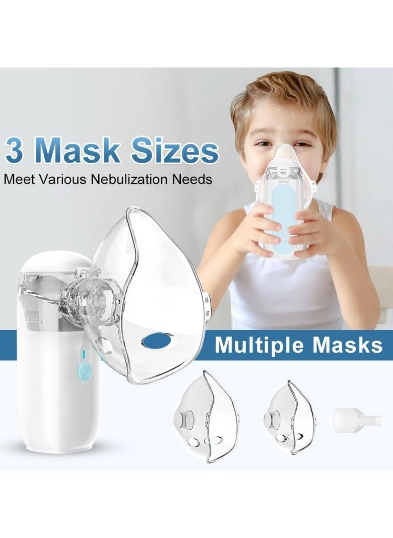 Portable Mesh Nebulizer Ultrasonic, Cool Mist Vaporizer for Adults Kids Daily Home Use ZH-N3