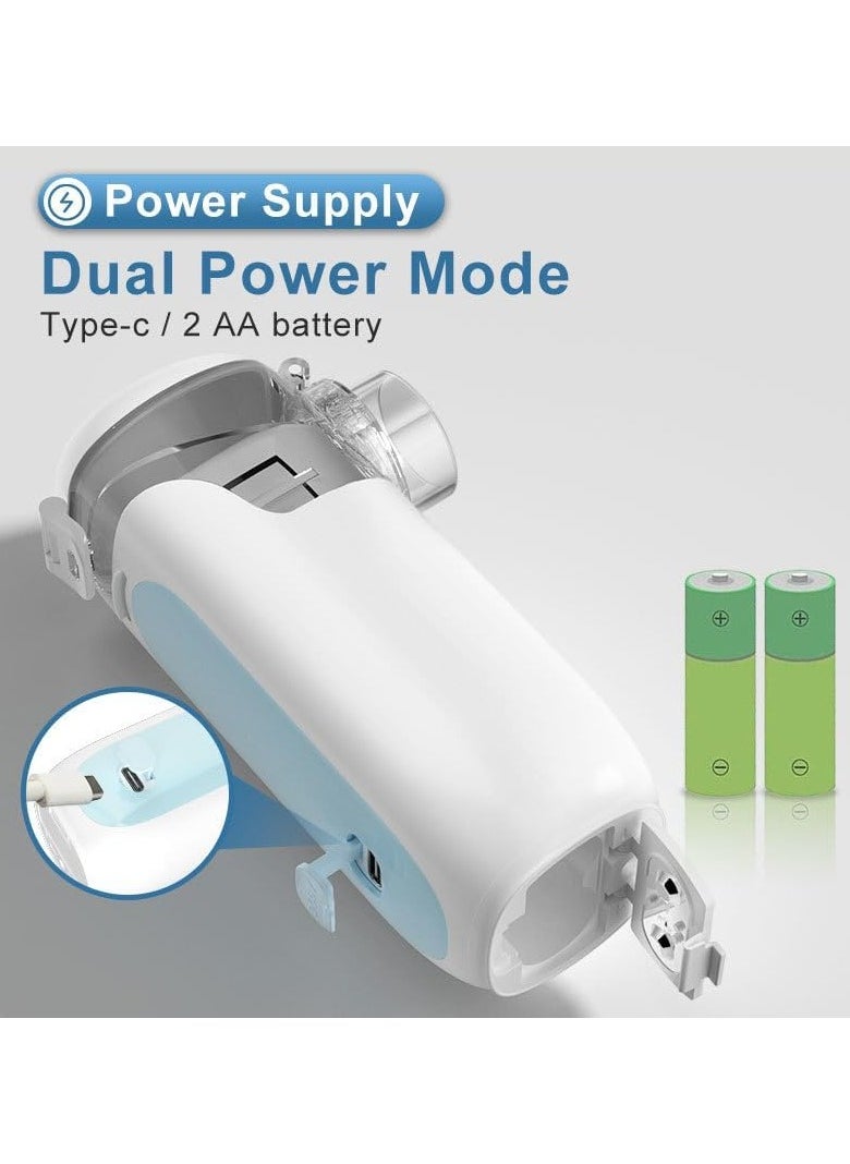 Portable Mesh Nebulizer Ultrasonic, Cool Mist Vaporizer for Adults Kids Daily Home Use ZH-N3