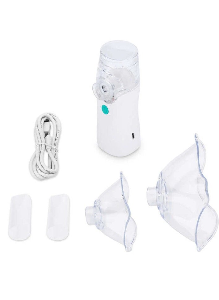 Portable Mesh Nebulizer Ultrasonic, Cool Mist Vaporizer for Adults Kids Daily Home Use ZH-N3