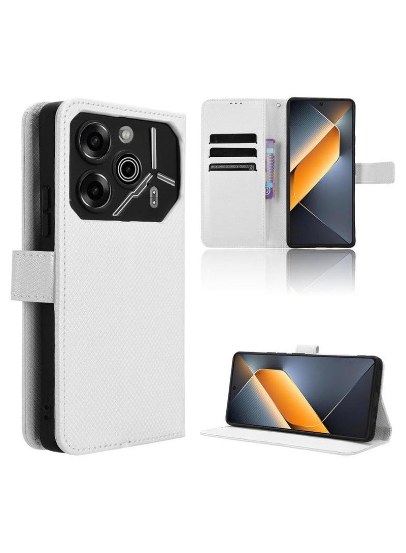 general Compatible Tecno Pova 6 Pro 5G Leather Case, Leather Flap Compatible Tecno Pova 6 Pro 5G Bag Cover - Image 1