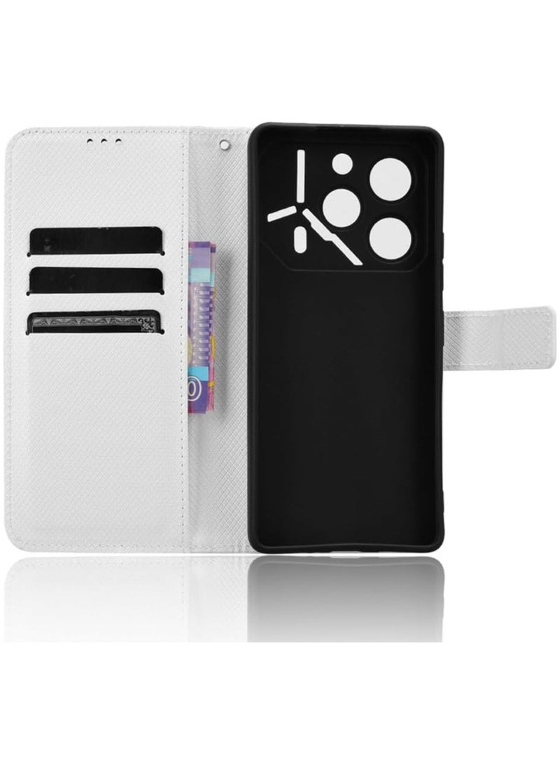 general Compatible Tecno Pova 6 Pro 5G Leather Case, Leather Flap Compatible Tecno Pova 6 Pro 5G Bag Cover - Image 4