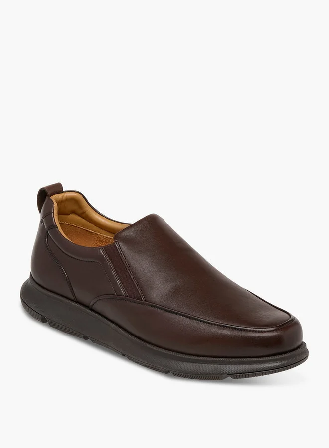 لو كونفورت Solid Slip-On Loafers