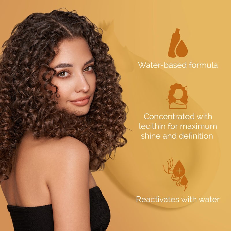 Curl Keeper كريم تصفيف الشعر كيرل كيبر للشعر المجعد، 3 أونصة سائلة - كريم تحديد تجاعيد خالي من التجاعيد يحدد، يفكك التشابك ويرطب لجميع أنواع التجاعيد - خالي من السيليكون وقائم على الماء لمصفف الشعر للرجال والنساء - Image 3