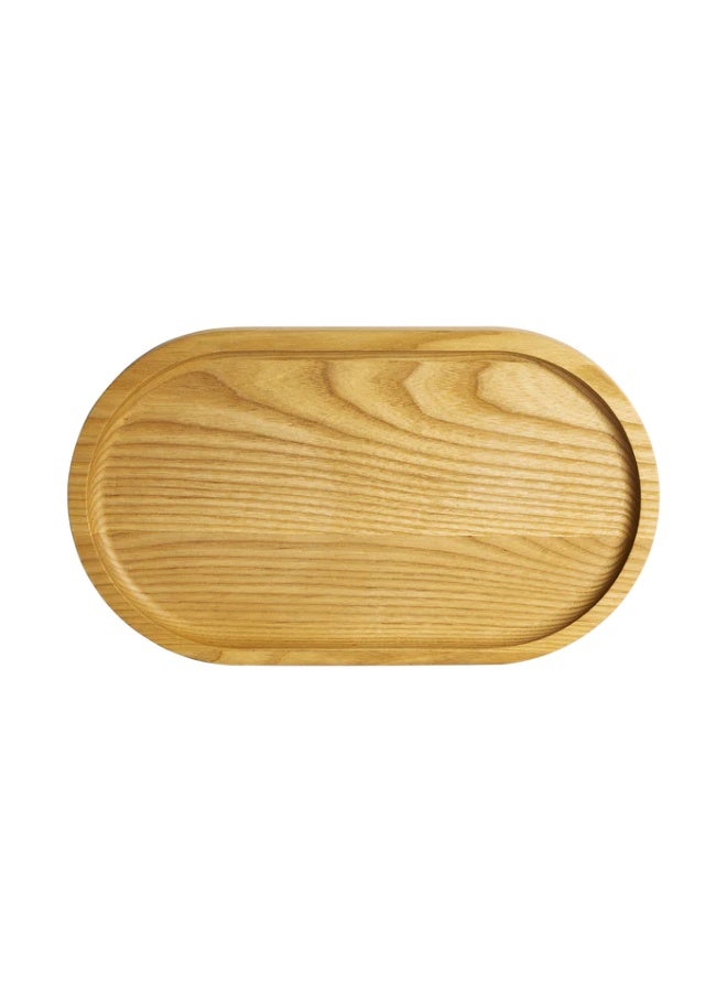 Loveramics Er-go! System 35cm Oval Wood Platter L Natural, Solid Ash Wood Premium Serving Tray Designed by Simon Stevens