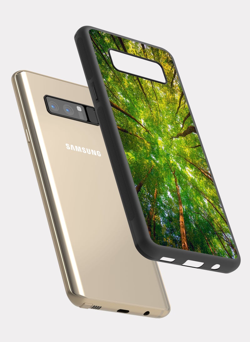 بكسلات كفر سامسونج جالكسي نوت 8 اشجار طويلة اخضر - Image 2