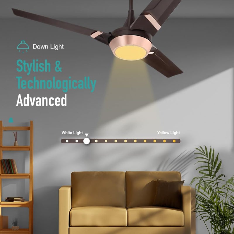 KUHL KUHL Juwel J3 1200 mm 65 Power Saving BLDC Ceiling Fan BEE 5 Star Rated ISI Marked High Air Flow 5 Year Warranty on Motor Espresso - Image 5
