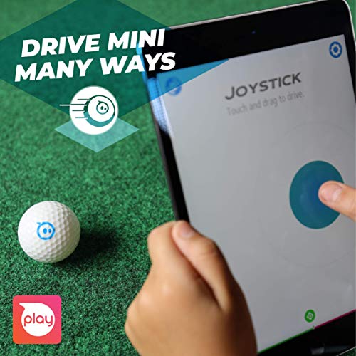 Sphero Mini Golf: App-Enabled Programmable Robot Ball - STEM Educational Toy for Kids Ages 8 & Up - Drive, Game & Code with Play & Edu App, Eggshell White - Image 2