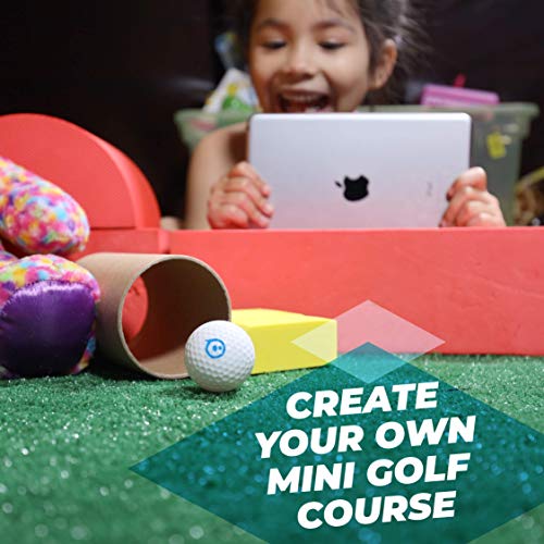 Sphero Mini Golf: App-Enabled Programmable Robot Ball - STEM Educational Toy for Kids Ages 8 & Up - Drive, Game & Code with Play & Edu App, Eggshell White - Image 5