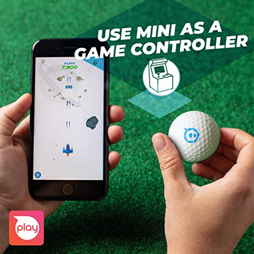 Sphero Mini Golf: App-Enabled Programmable Robot Ball - STEM Educational Toy for Kids Ages 8 & Up - Drive, Game & Code with Play & Edu App, Eggshell White - Image 3
