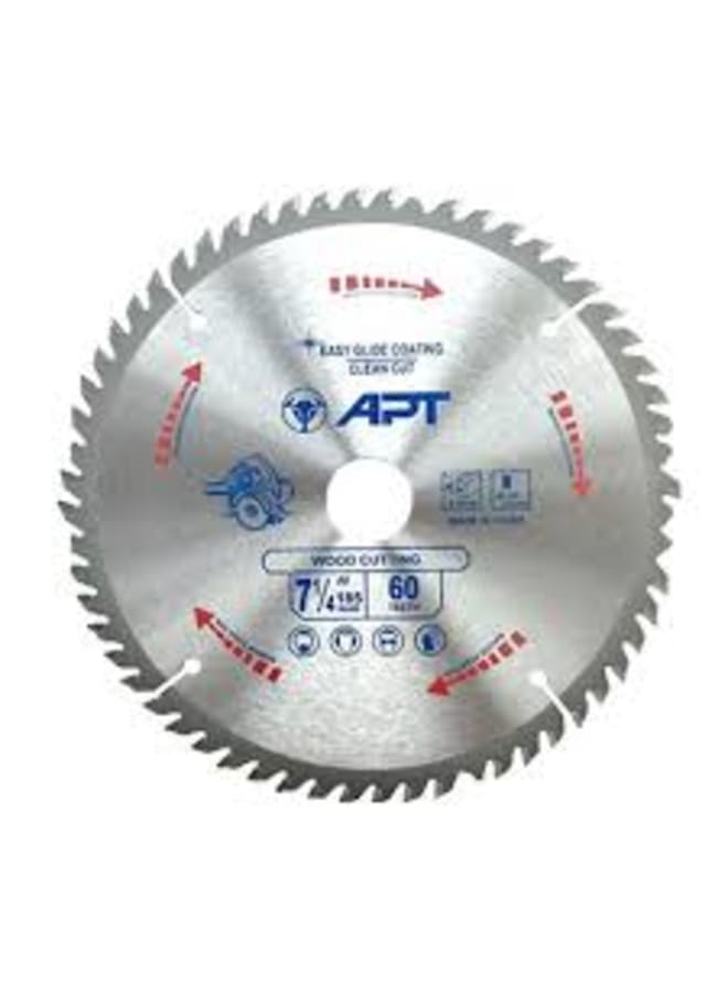 Apt Circular Saw Blade for Wood 7" 40T  - Image 1