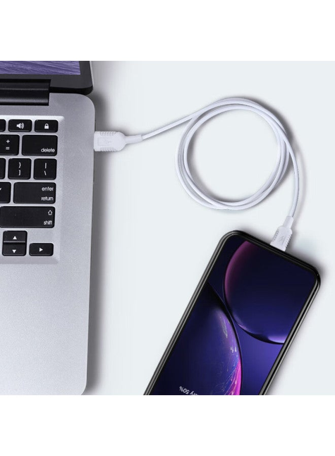 Aoji Aotei Apple Data Cable Fast Charging Phone Iphone11/xsmax/xr/x/8/7/6plus Charger Cable Ipad Tablet Usb Power Cord, 1.2 Meters White - Image 4