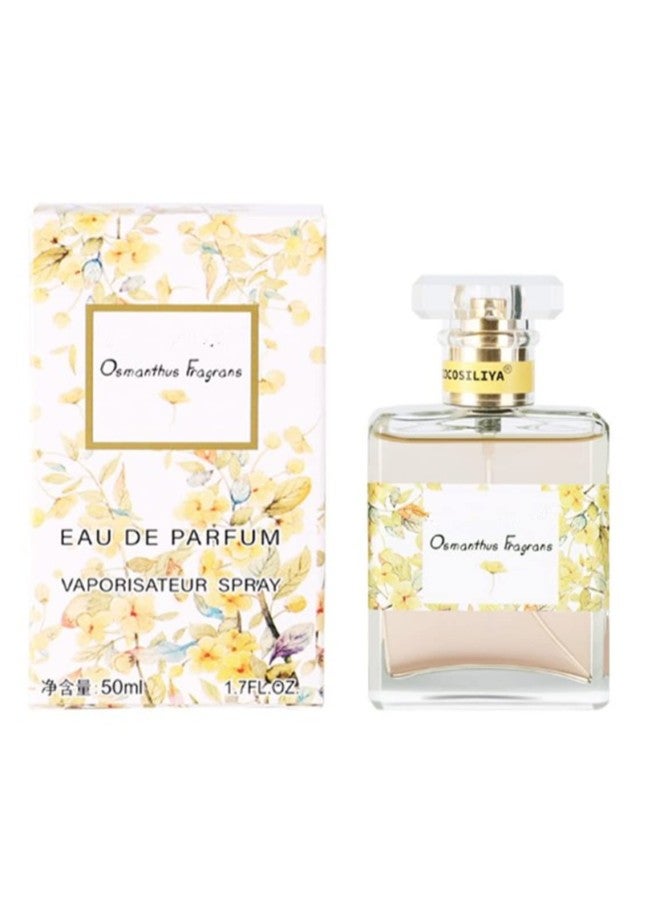 Floral Perfume with Sweet Fruity Notes ? Natural Perfume for Women with Essential Oils ? Fresh Smelling Perfume osmanthus fragrans Blossom Perfume for Women