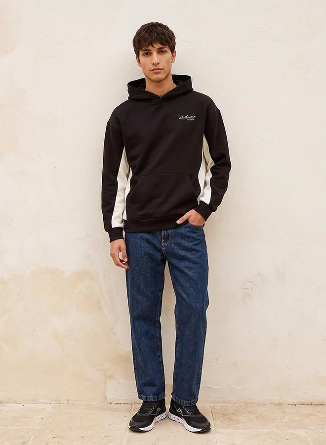كابا Kappa Sweatshirt with Graffiti Print