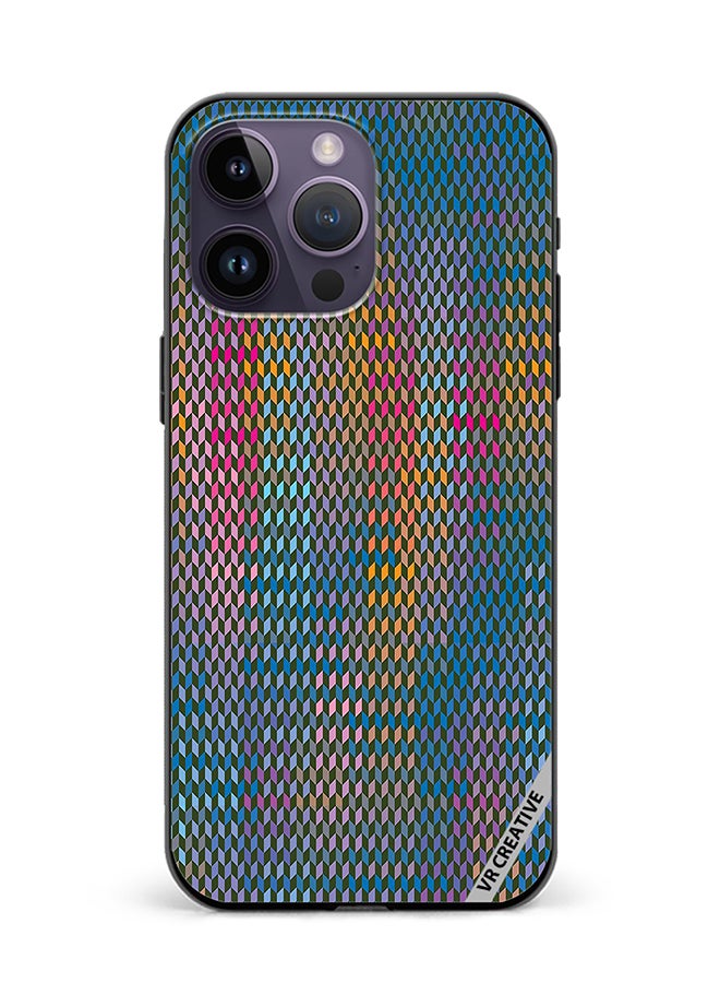 VR CREATIVE Protective Case Cover For Apple iPhone 16 Pro Max Abstract Design Multicolour