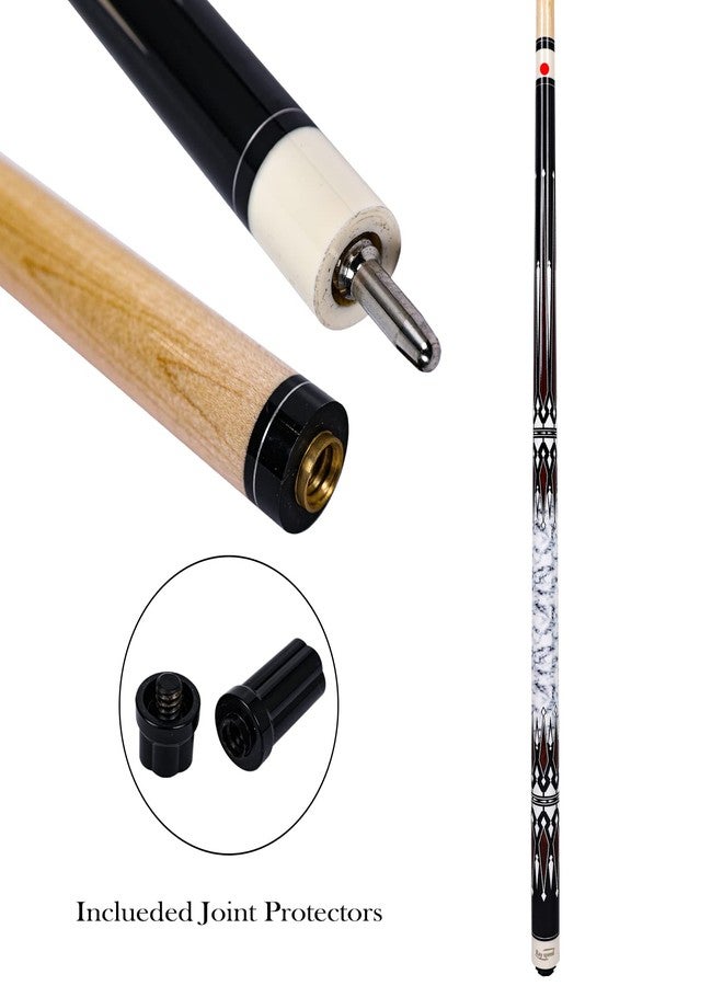 Ray speed Pool Cue Stick with Hard Case Hardwood Canadian Maple Professional Billiard Pool Stick 58" 2-Pieces 19/20oz Pool Stick Set - Image 4