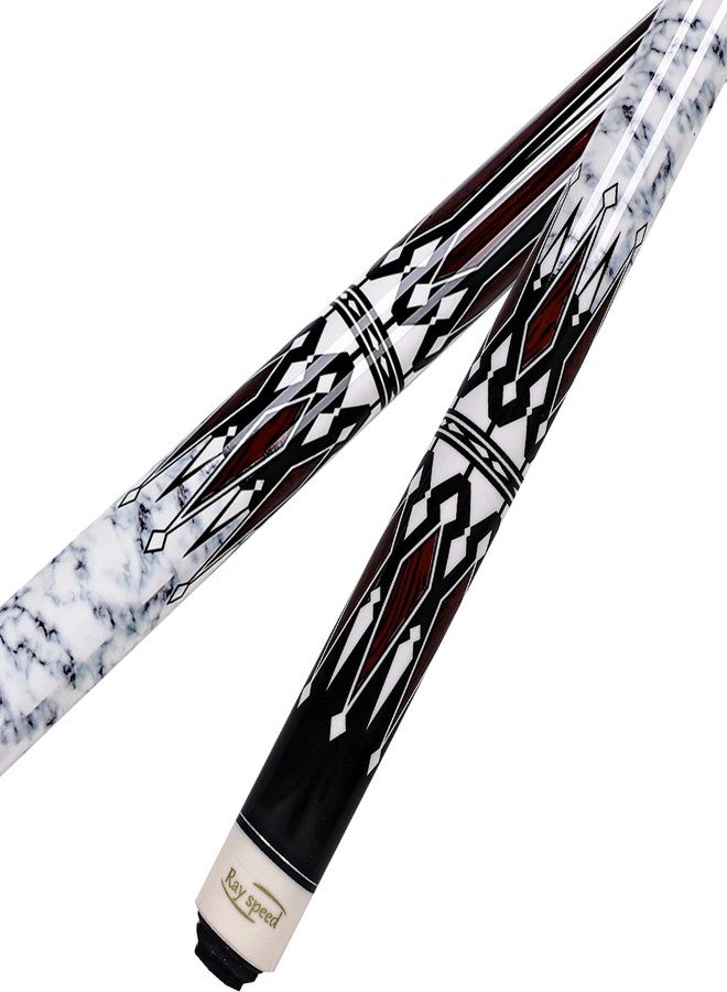 Ray speed Pool Cue Stick with Hard Case Hardwood Canadian Maple Professional Billiard Pool Stick 58" 2-Pieces 19/20oz Pool Stick Set - Image 2